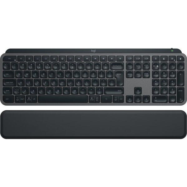 Kit Tastatura si Mouse Logitech MX Keys S Combo Bluetooth, Graphite