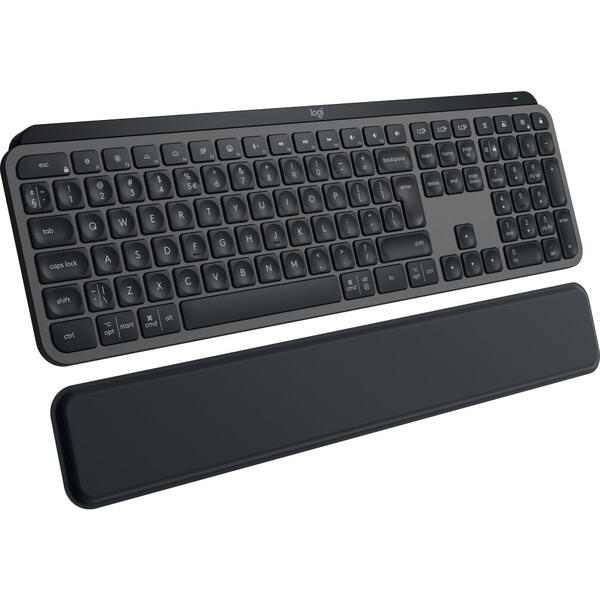 Tastatura Logitech MX Keys S Bluetooth, Illuminated, Graphite