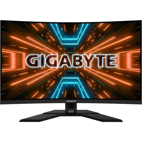 Monitor Gaming Gigabyte Curbat M32UC 31.5 inch UHD VA 1 ms 160 Hz KVM USB-C HDR Negru