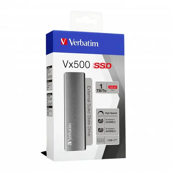 SSD Verbatim VX500 1TB USB 3.1 Type-C