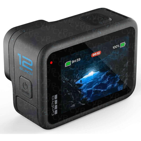 Camera video Actiune GOPRO Hero 12 Black, 5.3K60, 27MP, HyperSmooth 6.0, Wi-Fi, Bluetooth