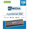 SSD Verbatim MyMedia, 128GB, USB-C, Black