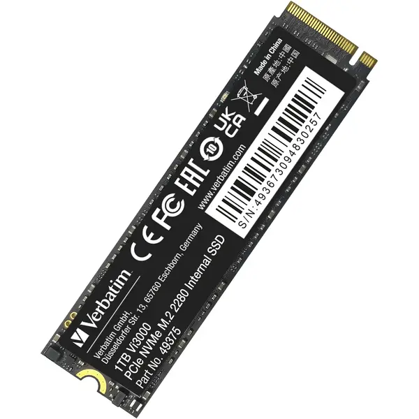 SSD Verbatim Vi3000, 1TB, PCI Express 3.0 x 4, M.2 22080