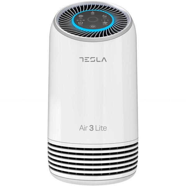 Purificator de aer Tesla Air 3 Lite, 110 m3/h, Filtru HEPA + carbon activ