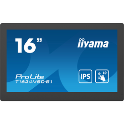 Monitor LED IIyama ProLite T1624MSC-B1 Touchscreen 15.6 inch FHD IPS 25 ms 60 Hz