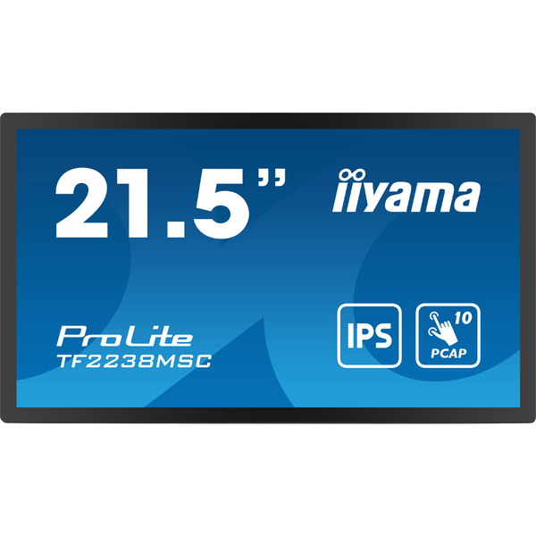 Monitor LED IIyama ProLite TF2238MSC-B1 Touchscreen 21.5 inch FHD IPS 5 ms 60 Hz