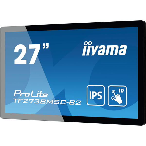 Monitor LED IIyama ProLite TF2738MSC-B2 Touchscreen 27 inch 5 ms Negru 60 Hz