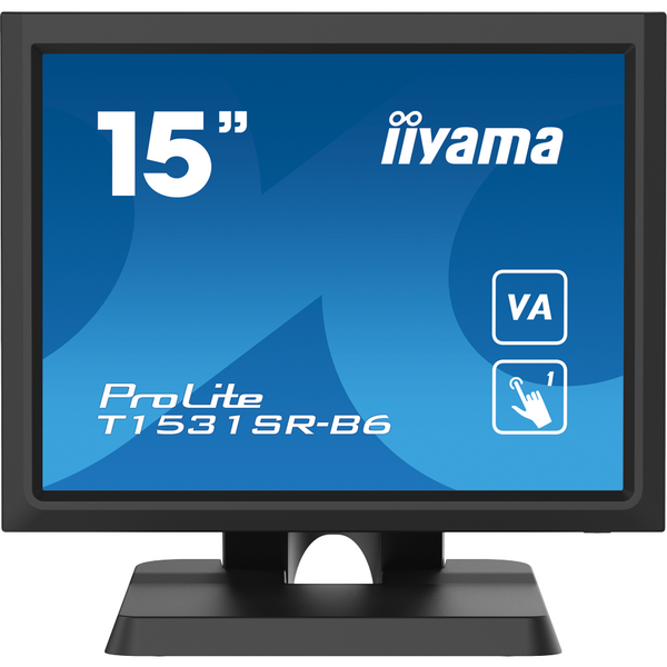 Monitor LED IIyama ProLite T1531SR-B1S Touchscreen 15 inch XGA VA 18 ms 60 Hz