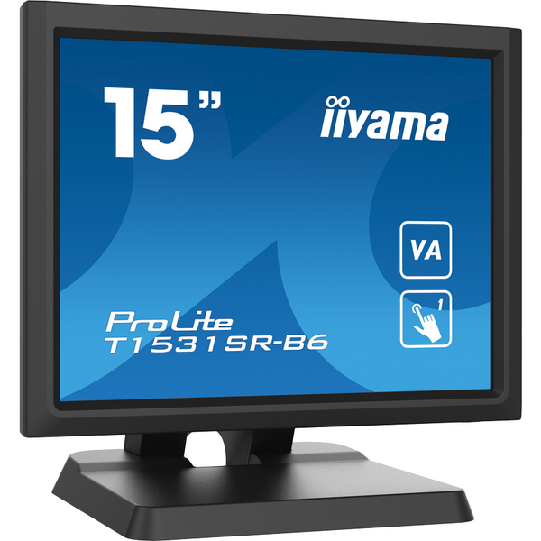 Monitor LED IIyama ProLite T1531SR-B1S Touchscreen 15 inch XGA VA 18 ms 60 Hz