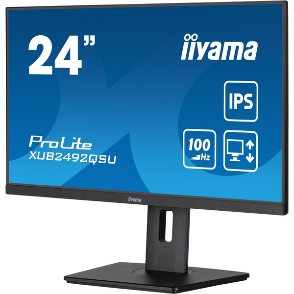 Monitor LED IIyama ProLite XUB2492QSU-B1 23.8 inch QHD IPS 0.5 ms 100 Hz