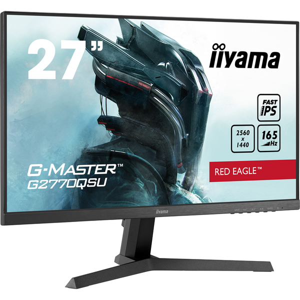 Monitor Gaming IIyama Red Eagle G-MASTER G2770QSU-B1 27 inch QHD IPS 0.5 ms 165 Hz HDR