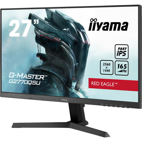 Monitor Gaming IIyama Red Eagle G-MASTER G2770QSU-B1 27 inch QHD IPS 0.5 ms 165 Hz HDR