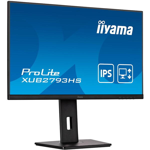 Monitor LED IIyama ProLite XUB2793HS-B6 27 inch FHD IPS 1 ms 100 Hz