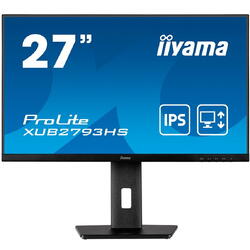 Monitor LED IIyama ProLite XUB2793HS-B6 27 inch FHD IPS 1 ms 100 Hz