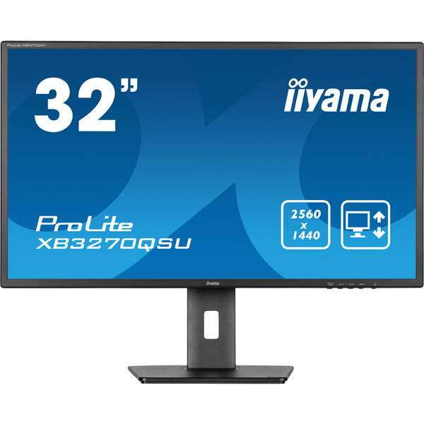 Monitor LED IIyama ProLite XB3270QSU-B1 31.5 inch QHD IPS 3 ms 100 Hz