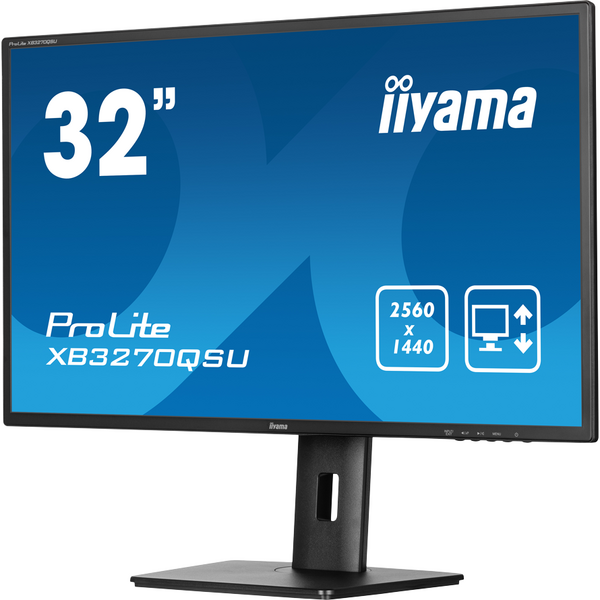 Monitor LED IIyama ProLite XB3270QSU-B1 31.5 inch QHD IPS 3 ms 100 Hz