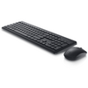 Kit Tastatura si Mouse Dell KM3322W, Wireless Black Romana