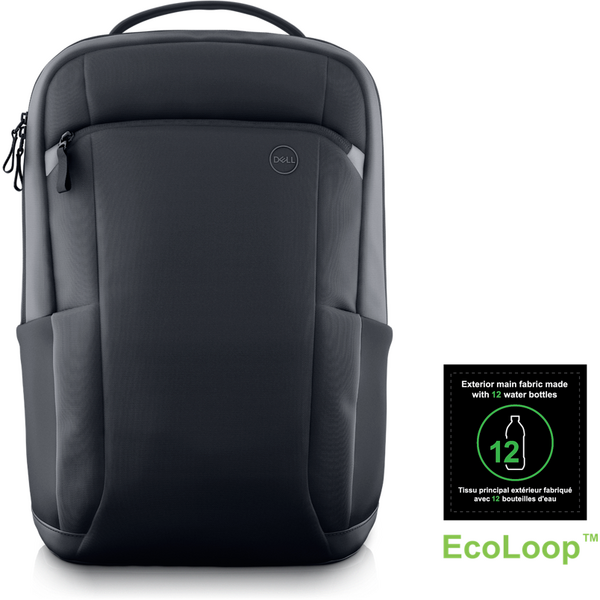 Rucsac Notebook Dell EcoLoop Pro Slim Backpack CP5724S pentru laptop de 15.6 inch, Black