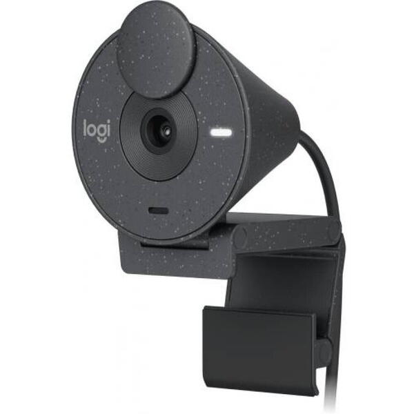 Camera WEB Logitech Brio 305, Graphite