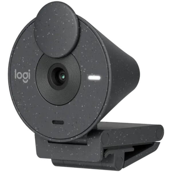 Camera WEB Logitech Brio 305, Graphite