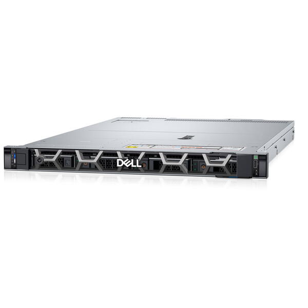 Server Brand Dell PowerEdge R660xs 1U, Intel Xeon Silver 4410Y 2.0GHz, 32GB RDIMM RAM, 1x 960GB SATA 6G Hot Plug SSD, PERC H755, 8x Hot Plug SFF