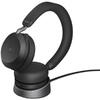 Casti Jabra Evolve2 75 Microsoft Teams Stand, Bluetooth, Black