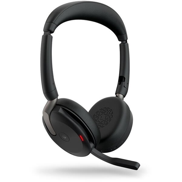 Casti Jabra Evolve2 65 Flex MS, Bluetooth, USB-A, Black