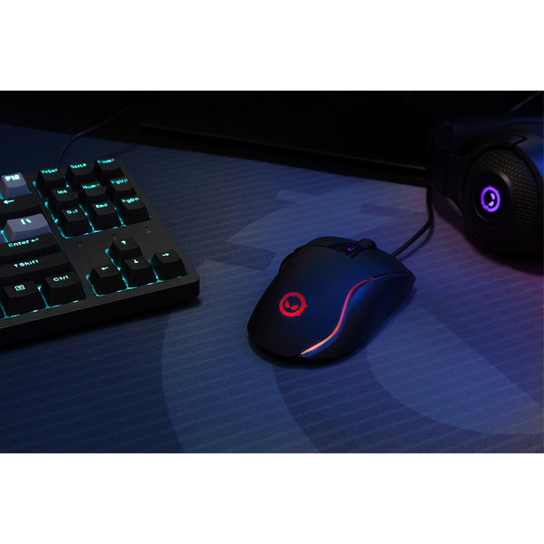 Mouse gaming LORGAR Jetter 357 RGB Black