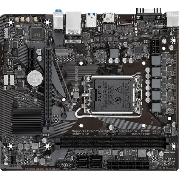 Placa de baza Gigabyte H610M H V2 Socket 1700