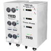 Stabilizator de tensiune TED Electric trifazat 242V-520V 70KW cu ServoMotor, sinusoidala pura, ecran LCD