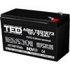 Acumulator UPS TED Electric 12V Stationar VRLA, 7.3Ah F2