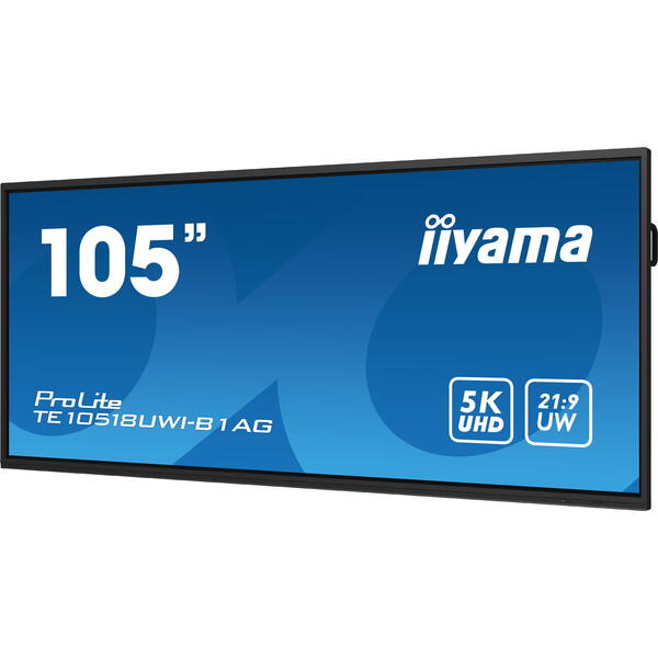 Display Interactiv IIyama ProLite TE10518UWI-B1AG, Touch 105 inch, 5K, 6.5ms, Black