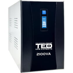 UPS TED Electric 2100VA, 1200W, AVR, Management, 2x Schuko