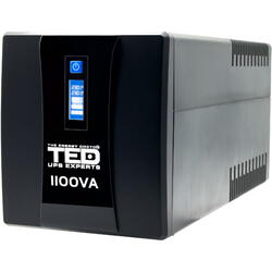 UPS TED Electric 1100VA, 600W, AVR, Management, 4x Schuko, Ecran LCD