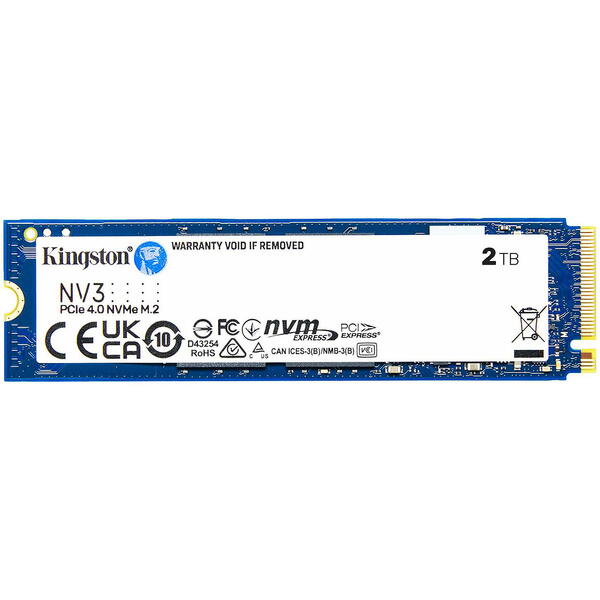 SSD Kingston NV3 2TB PCI Express 4.0 x4 M.2 2280