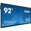 Display Interactiv IIyama ProLite TE9218UWI-B1AG, 92 inch, 6.5ms, Touch 5K VA, Black