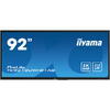 Display Interactiv IIyama ProLite TE9218UWI-B1AG, 92 inch, 6.5ms, Touch 5K VA, Black