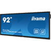 Display Interactiv IIyama ProLite TE9218UWI-B1AG, 92 inch, 6.5ms, Touch 5K VA, Black