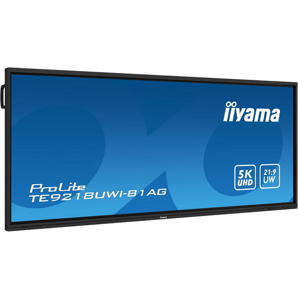 Display Interactiv IIyama ProLite TE9218UWI-B1AG, 92 inch, 6.5ms, Touch 5K VA, Black