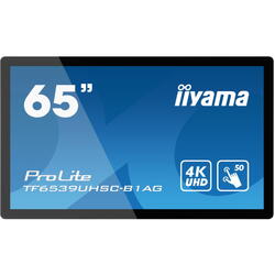 Display Interactiv IIyama ProLite Seria TF6539UHSC-B1AG, 65 inch Touch UHD IPS, 8ms, Black