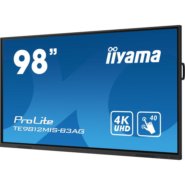 Display Interactiv IIyama ProLite TE9812MIS-B3AG, 98 inch UHD IPS Touch, 8ms, Black