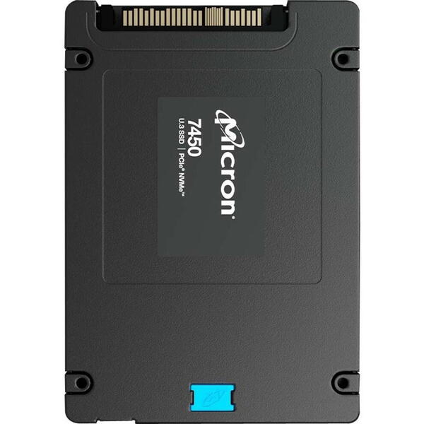 SSD Micron 7450 PRO, 3.84TB, PCIe Gen 4.0 x4, U.3