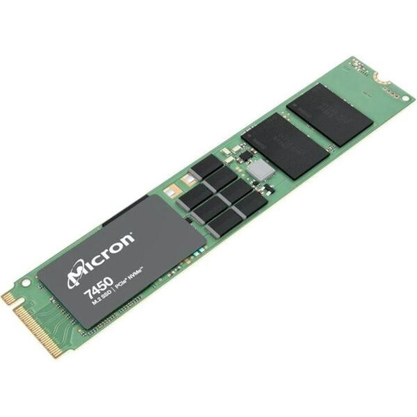 SSD Micron 7450 PRO, 3.84TB, PCIe Gen 4.0 x4 M.2 22110