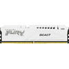 Memorie Kingston FURY Beast White 16GB DDR5 6000MHz CL36