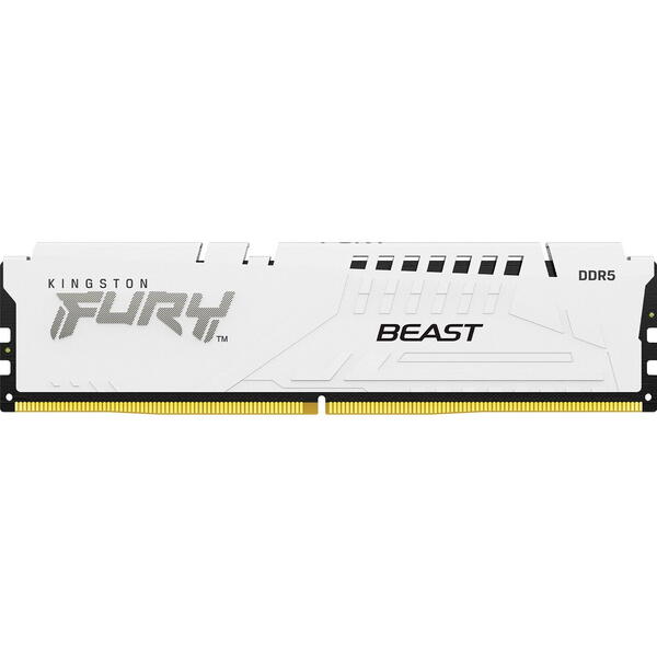 Memorie Kingston FURY Beast White 16GB DDR5 6000MHz CL36