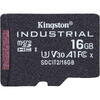 Kingston Micro SDHC Industrial Class 10 UHS-I 16GB + Adaptor