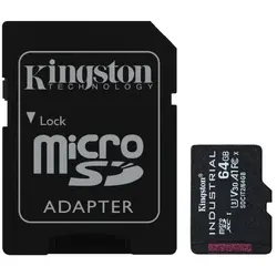 Micro SDXC Industrial Class 10 UHS-I 64GB + Adaptor