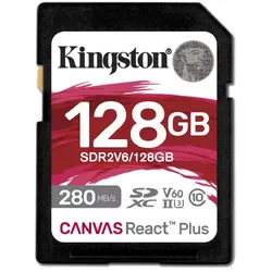 Card Memorie Kingston SDXC Canvas React Plus Class 10 UHS-II 128GB