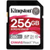 Card Memorie Kingston SDXC Canvas React Plus Class 10 UHS-II 256GB