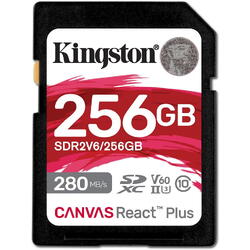 Card Memorie Kingston SDXC Canvas React Plus Class 10 UHS-II 512GB